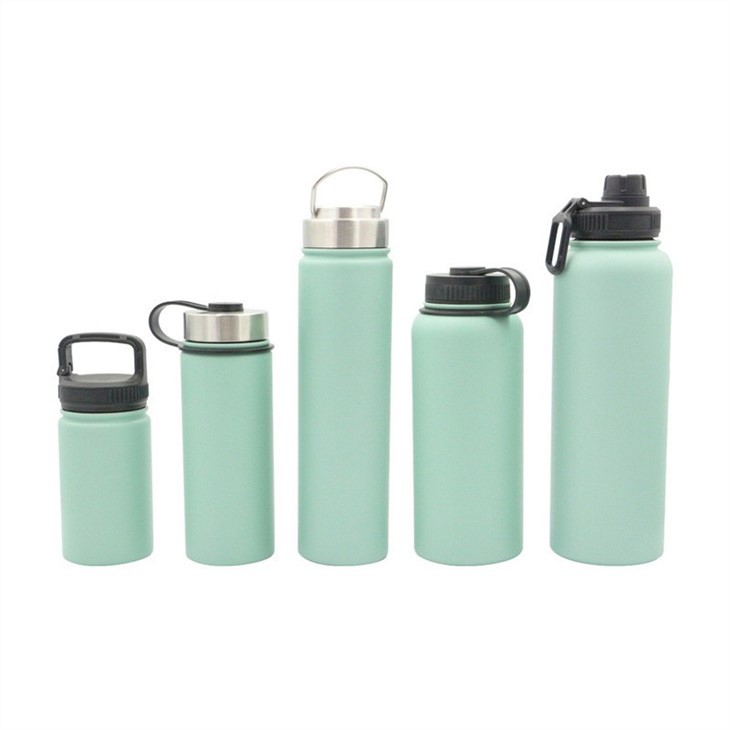 insulated bottle with straw